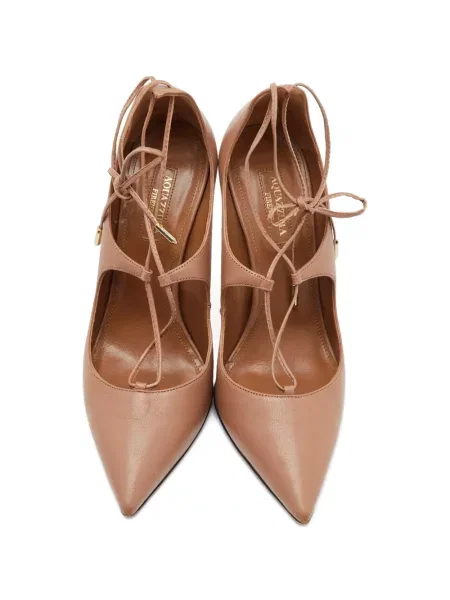 Pantofi cu toc Aquazzura maro