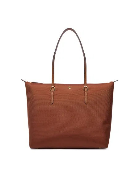 Geantă shopper Lauren Ralph Lauren maro