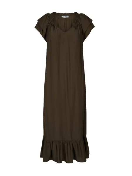 Co'couture Rochie Sunrise închis verde