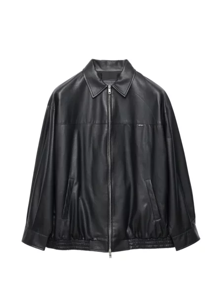 Geanta de piele Prada negru