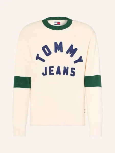 Tommy Jeans Sweter beige beżowy