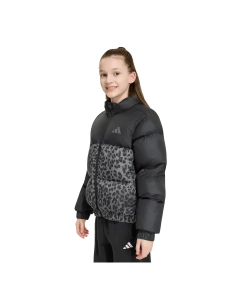 Kurtka dziewczęca adidas imprimé intégral czarna