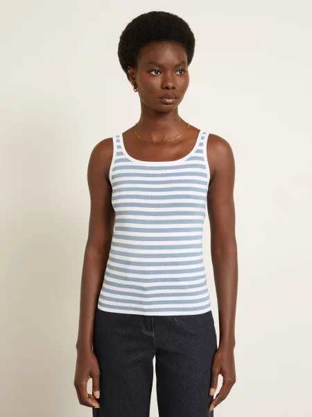 Dzianinowy top Max Mara biały