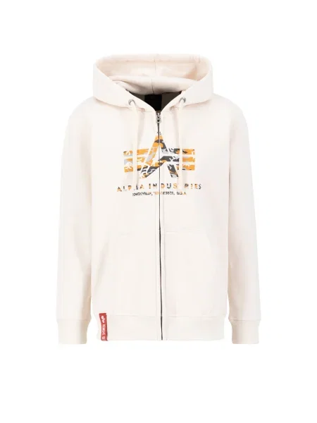 ALPHA INDUSTRIES Hanorac albastru deschis / portocaliu / negru / lână alb