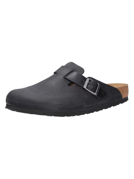 BIRKENSTOCK Boston LEOI Regular žabky čierne
