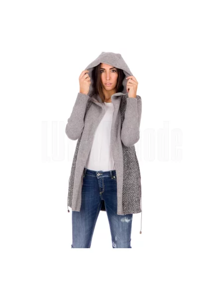 Bluza Fabiana Filippi wełniana szara