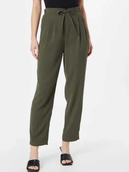 ABOUT YOU Élére vasalt nadrágok Nicole' khaki