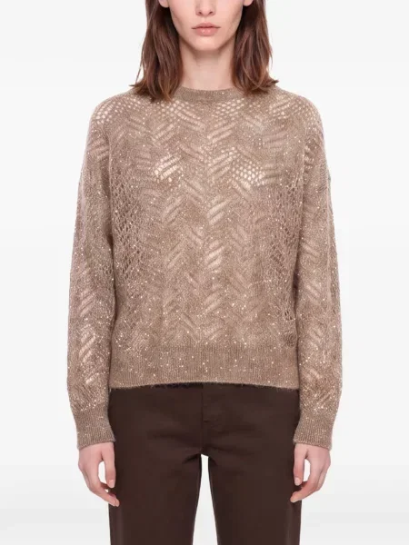 Pulover Brunello Cucinelli cu paiete
