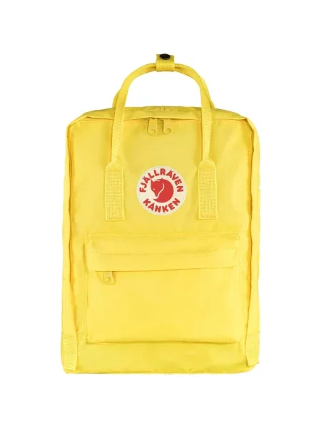 Plecak Fjällräven w miejskim stylu żółty