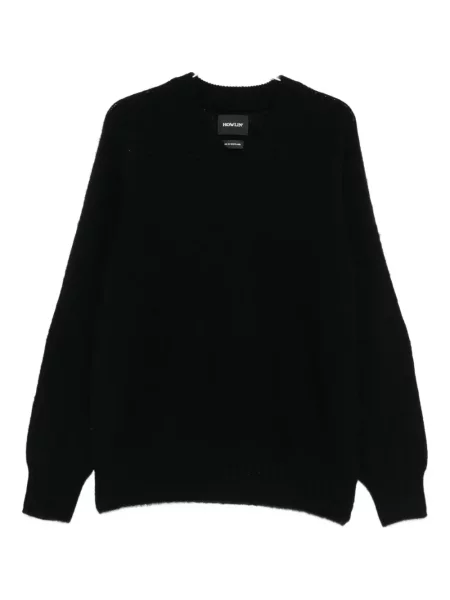 Vlněný svetr Howlin' s výstřihem do v černý