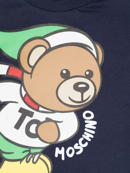 Koszulka dziecięca Moschino niebieska