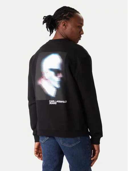 Mikina Karl Lagerfeld Jeans černá