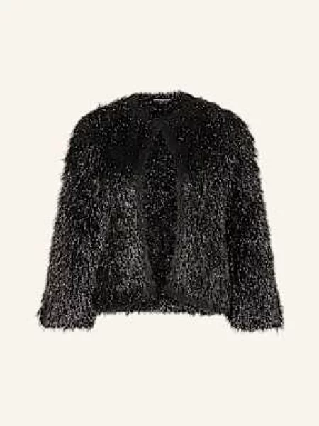 Dzianinowy sweter Luisa Cerano czarny