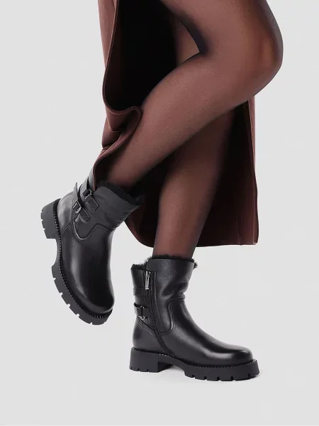 Кожаные ботинки Attizzare черные