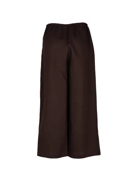 Pantaloni Staud cu cordon maro