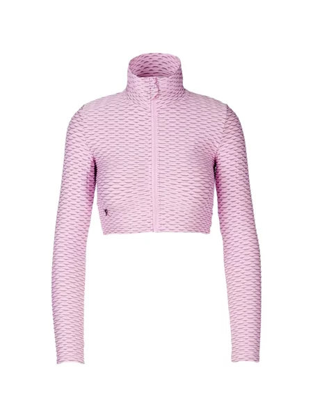 Decupat tricou Tessitura Body Couture roz