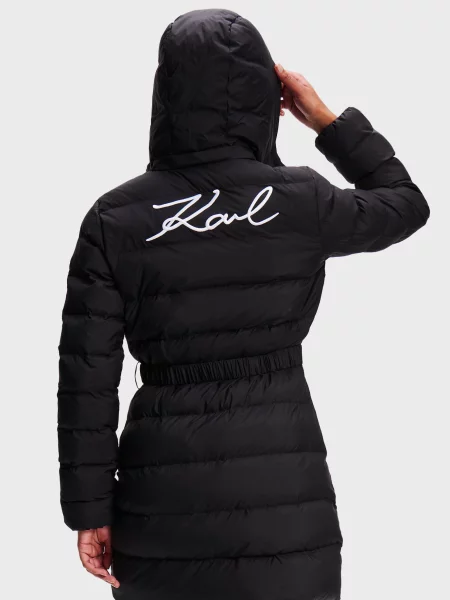 Довга легкий куртка Karl Lagerfeld чорна