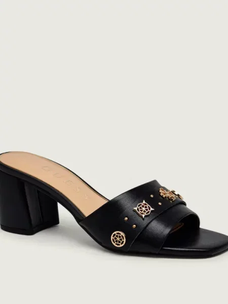 GUESS Saboți GAURI auriu negru