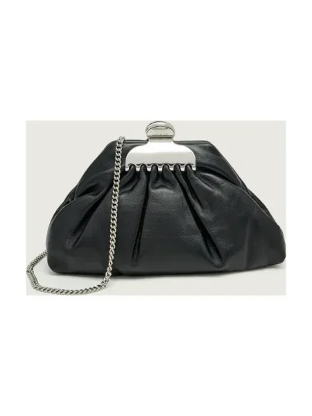 Marc Jacobs De piele geantă pe umăr The Glam Small Clutch negru