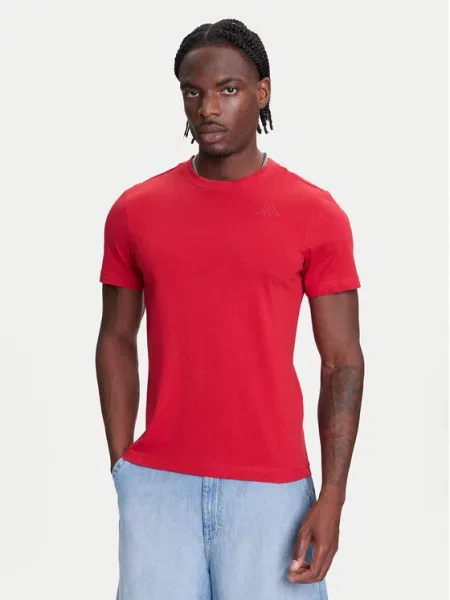 Kappa Tricou Logo Korpo Cafers deschis roșu