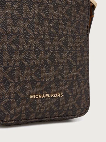 Torebka crossbody Michael Michael Kors skórzana brązowa