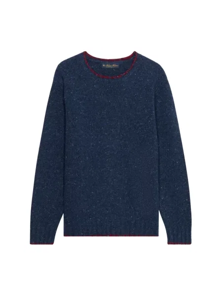 Sweter Brooks Brothers wełniany niebieski