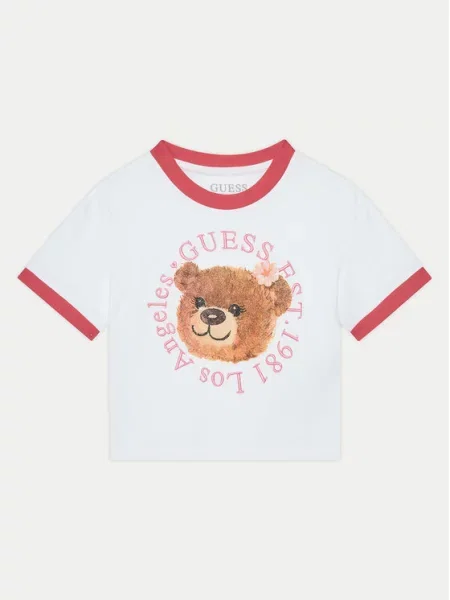 Dětské tričko Guess bílé
