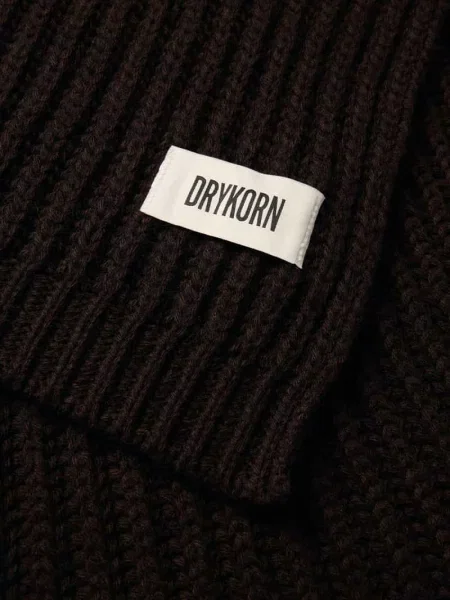 Szal z detalem z logo model ‘CRONICA’ Drykorn beżowa