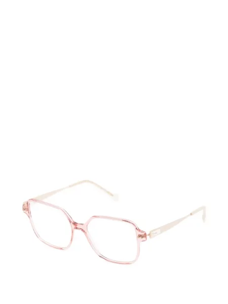 Ochelari de soare Igreen cu imprimeu geometric roz