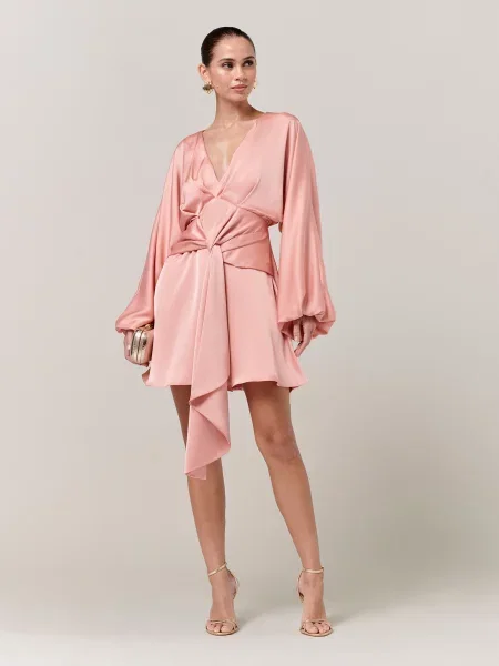 Sável Rochie Irena pastel portocaliu
