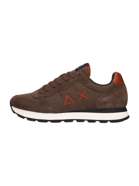 Sneakersy Sun68 brązowe