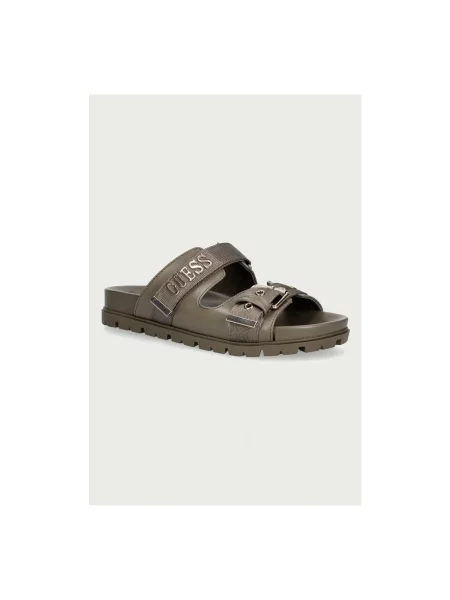 Klapki Guess zielone