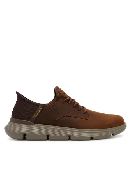 Półbuty Skechers brązowe