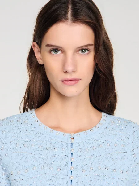 Кардиган Sandro синій