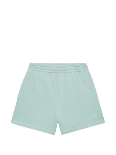 Pantaloni scurți Anine Bing cu broderie verde