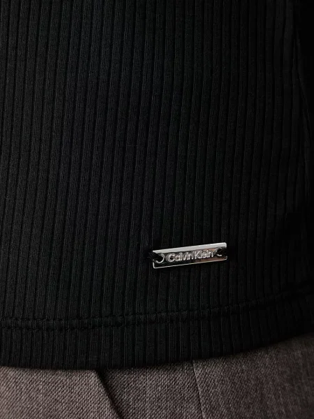 Calvin Klein top női modállal fekete