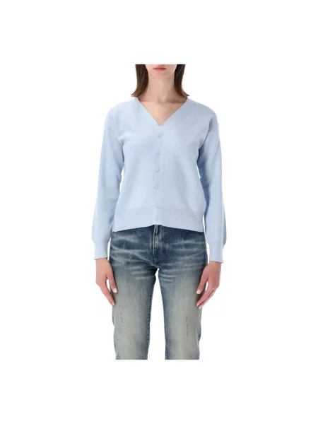 Sweter Mm6 Maison Margiela niebieski