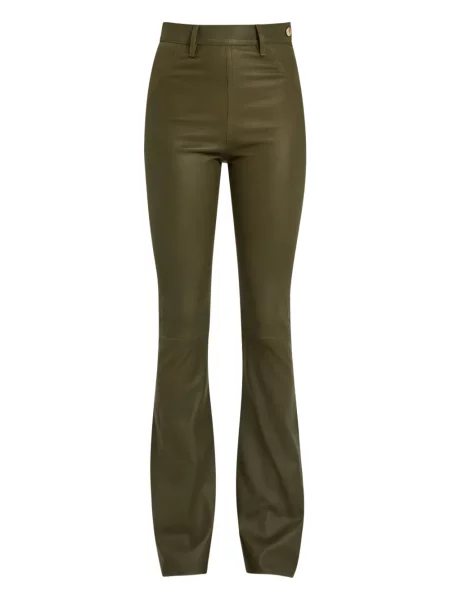 Spodnie Skiim dzwony zielone