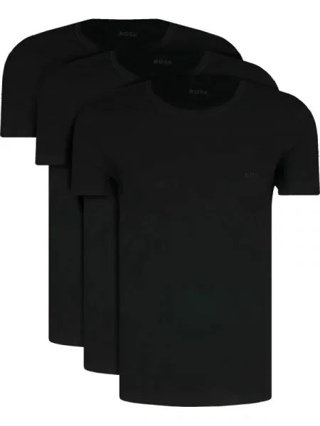 Boss Bodywear 3 db-os póló TShirt RN 3P Classic fekete