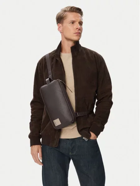 Crossover torbica Emporio Armani smeđa