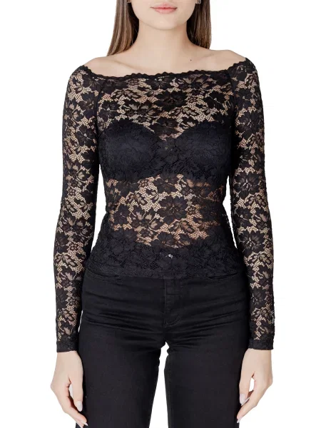 Bluză Morgan din dantelă negru