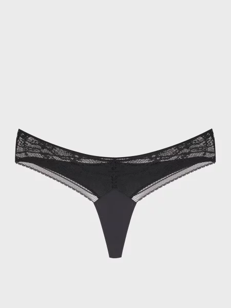 Стринги Calvin Klein черные