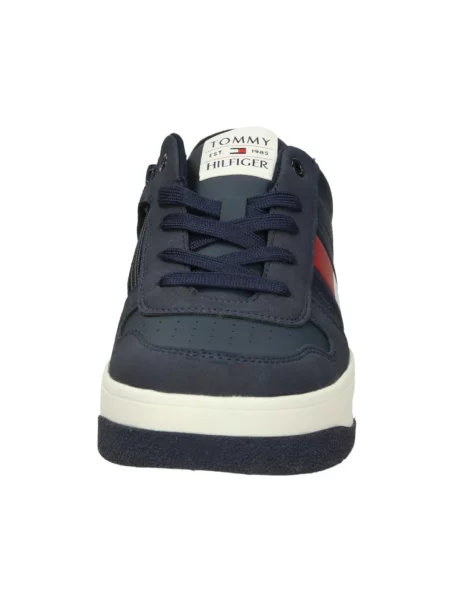 Sneakersy Tommy Hilfiger skórzane niebieskie