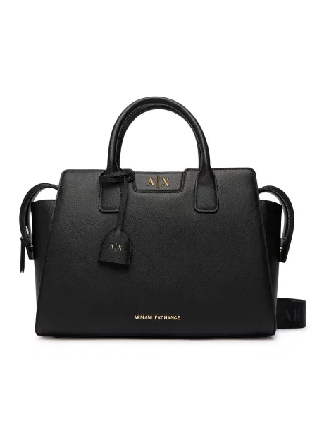 ARMANI EXCHANGE Μεγάλη τσάντα χρυσό μαύρο