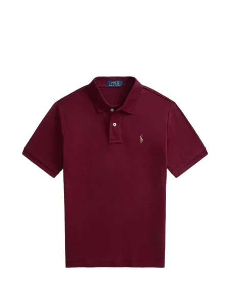 Koszulka polo dziecięca Polo Ralph Lauren czerwona