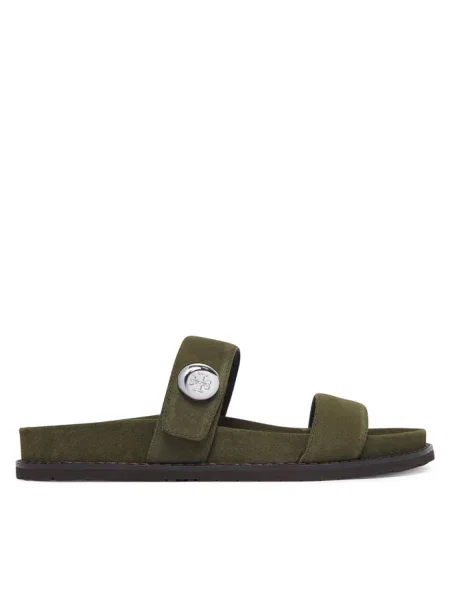 Klapki Tory Burch zielone