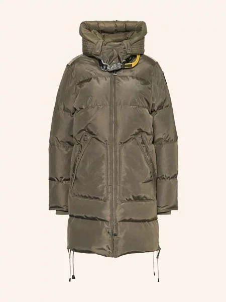 Parajumpers Péřový Kabát Long Bear S Odnímatelnou Kapucí khaki