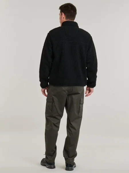 Superdry Jachetă fleece albastru marin / oliv negru