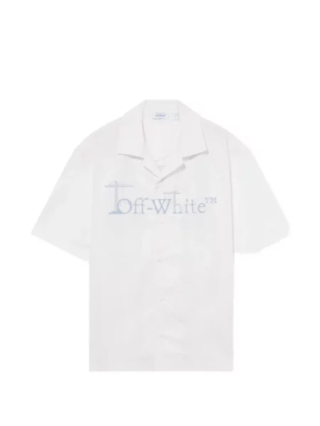 Cămașă Off-white din poplin alb