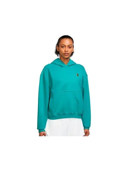 Hanorac cu glugă Nike din fleece tenis albastru